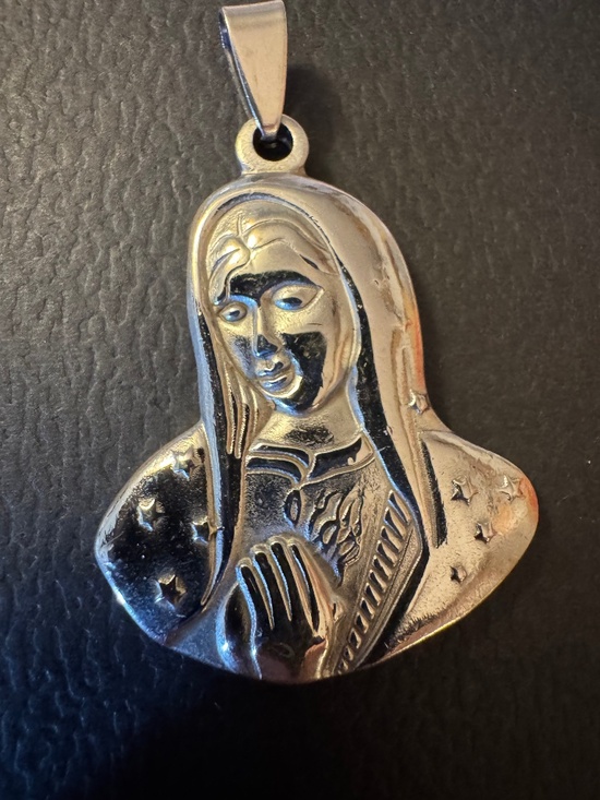 Jewelry - Our Lady of Guadalupe Necklace Stainless Steel Large